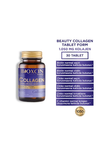 Bioxcin Beauty  Collagen 30 Tablet - Tip1 Tip 3 Hidrolize Kolajen