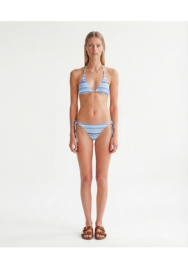 Yargıcı Üçgen Form Bikini Üst 26ykbw1033b 021 Mavi