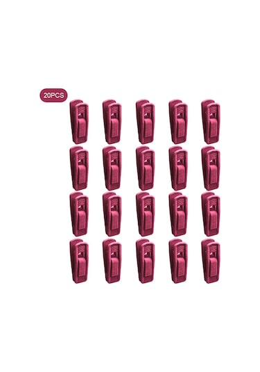 Siyah-20 Adet/takım Ceket Yapay Kadife Flok Kurutma Rafları Elbise Klipsi Plaj Ev Pantolon Dayanıklı Havlu Kelepçesi Çevre Dostu Kaymaz