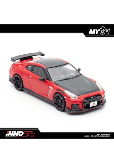 Inno 1/64 Nissan Gt-r R35 Nismo Red Çok Renkli