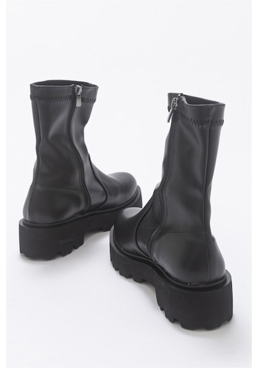 Luvishoes Rush Siyah Kadın Bot Siyah