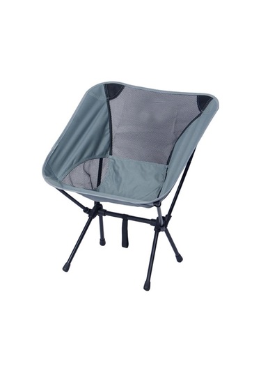 Küçük Açık Kamp Eğlence Plajı Portatif Katlanır Sandalye Lacivert Kırmızı