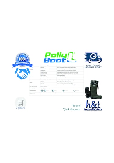 Polly Boot Galaxy Vega O4 Boğazlı Çelik Burunsuz İş Çizmesi