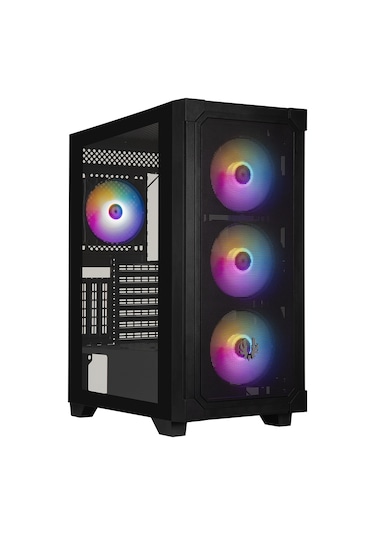 Bitfenix Graph 750w 80+ Bronze Tempered Glass Frgb Usb 3.0 Mesh Atx Mid Tower Siyah Kasa