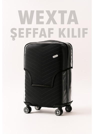 Wexta Wx-hm03 Şeffaf Büyük Boy Valiz Kılıf L Çok Renkli