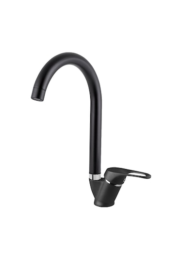 Venita Siyah Delta Mutfak Eviye Batarya