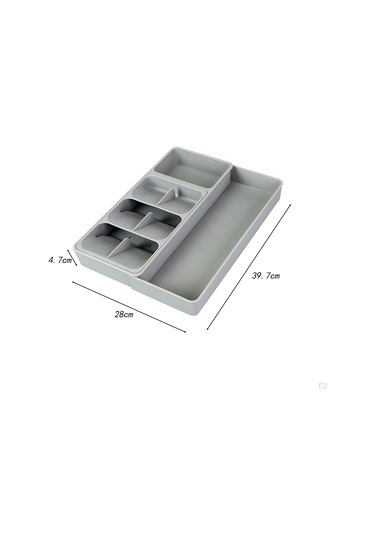 Mutfak İçin Gümüş Eşya Düzenleyici Sofra Takımı Mutfak Gereç Tepsisi