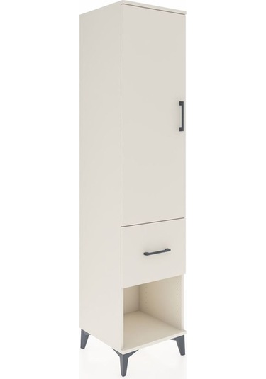 Hyperion Dolap 2 Raflı Tek Çekmeceli Tek Askılı 44x44x195 Ayt... Aytaşı