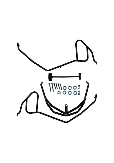 GP Kompozit  Yamaha NMAX 125 / 155 2021-2024 Uyumlu Motor Koruma Demiri Siyah