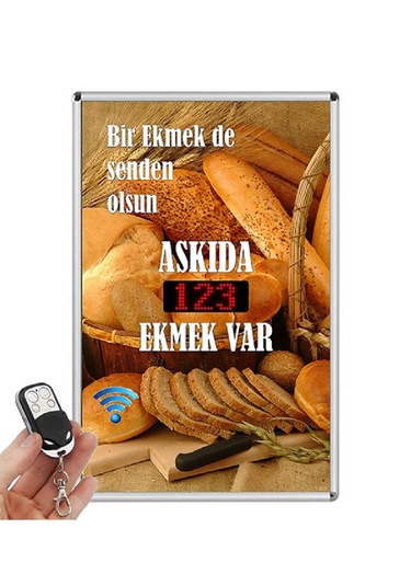 Askıda Ekmek- Elektronik Sayıcı Pano