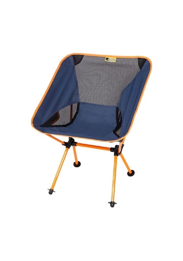 Funky Chaırs Pratik Cepli Çantalı Kamp Sandalyesi Lacivert/turuncu Lacivert