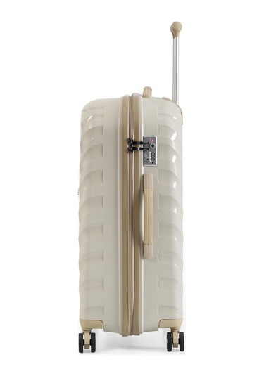 Ççs 5263 Polipropilen Battal Boy Valiz Beyaz-bej