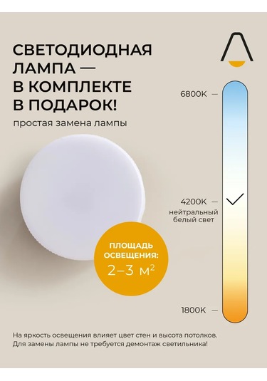 Luminika Tavan Armatürü, Yüzeye Monte, Gx53 168694989 Buğday