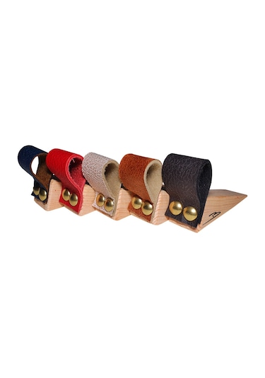 Premium 5 Renk Deri Kapı altlığı kapı stoperi stopper (5li Paket)