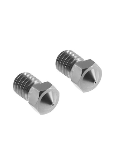 Labshop41 3D Printer / Yazıcı Extruder V5 V6 Nozzle M6 Diş Çelik - 0,25Mm (