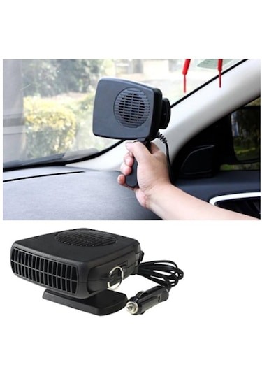 Oto Isıtıcı-soğutucu Cam Buğu Çözücü Fan Çakmaklık Girişli 12 Volt