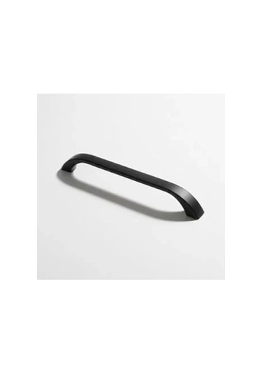 Modern Siyah Metal Mutfak Dolap Kulpları - 160 Mm Çekmece Kapak Kulbu A.Ağaç