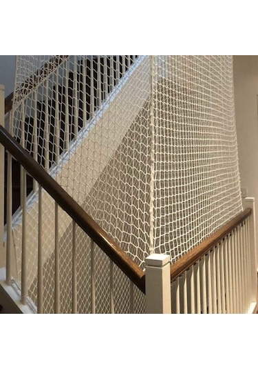 Morilu Güvenlik Ağı – 5 cm Gözenek – 6 mm ip – Güvenlik Filesi – İnşaat Filesi