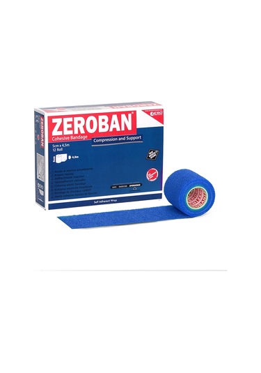 Zeroban Bandaj 5 CM x 4.5 M Kireç Mavisi