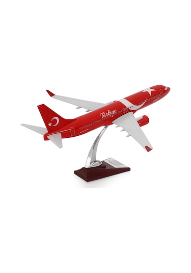 Zekupp - Maket Uçak - Boeing 737-800 1/100 - TÜRKİYE ÖZEL TASARIMLI Model Uçak, Model E