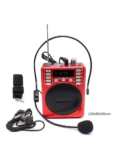 Rehber Anfi Megafon Bluetooth Speaker Fm Usb Sd Rose