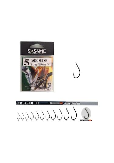 Sasame F-706 Seigo Sliced Iğne (Black Nicke
