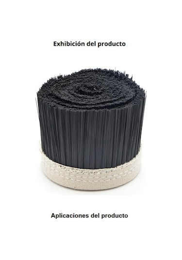 Homyl Gravür Makinesi Toz Kapağı Fırça Cnc Router Siyah-100mm-x-1-m