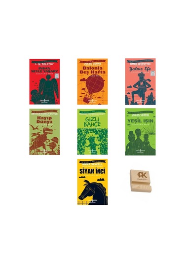 İş Çocuk Klasikleri 8-13 Yaş İnsan Neyle Yaşar Balonla Beş Hafta Yalnız Efe Kayıp Gizliyeşil 8li Set