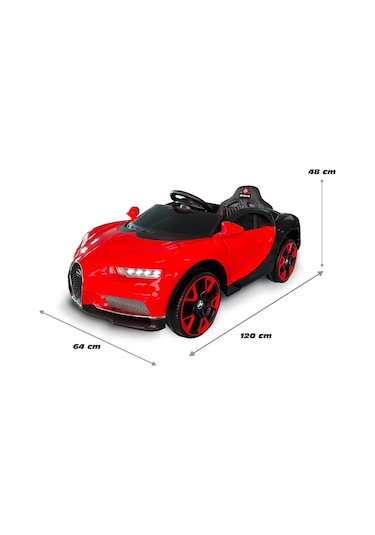 Akar Oyuncak Bravo 12v Uzaktan Kumandalı Akülü Araba Kırmızı B3969954523n1-2