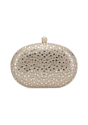 Guja 25kc1288 Kadın Taşlı Kutu Abiye Çanta Altın Altın