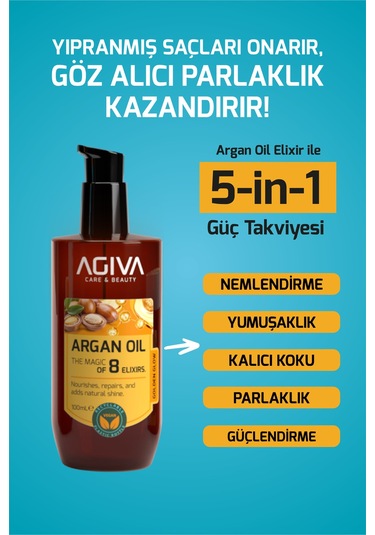 Argan İçerikli Saç Bakım Yağı-100ml