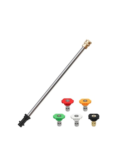 Karcher Uyumlu K2 K3 K4 K5 K7 Uzatma Çubuğu Püskürtme Nozullu Uzatma Çubuğu