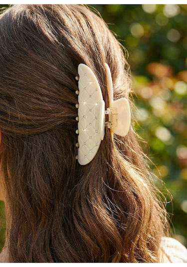 Claire's Beyaz Mandal Toka