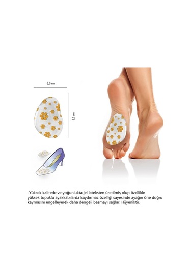 Medigel MG13 | Ayakkabı Daraltma Topuklu Ayakkabı Yapışkanlı Jel Ped