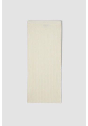 Defacto Coool Slim Fit Dar Kesim Basic Düz Yırtmaçlı Triko Midi Etek A2058AX24AUBG303 Bej Defacto Coool Slim Fit Dar Kesim Basic Düz Yırtmaçlı Triko Midi Etek A2058AX24AUBG303 Bej