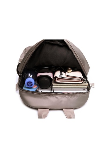 Kadın Sırt Çantası Moda Katı Okul Çantaları Genç Kızlar İçin Büyük Kapasiteli Sırt Çantası Black Siyah