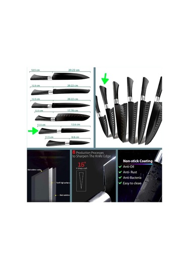 Omeniv 1 Adet Myvit Soyma Doğrama Şef Bıçağı Gurme Bıçak Kılıflı