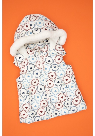 U.s. Polo Assn. Kız Çocuk Yelek Dokuma 50313176-vr256 İnci