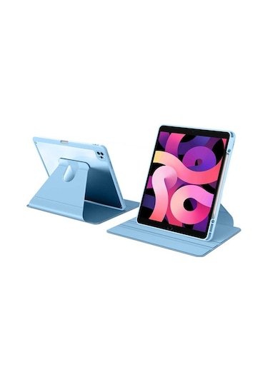 iPad Uyumlu Pro 12.9 Uyumlu 2020 (4.Nesil) Kılıf Zore Nayn Dönebilen Sta