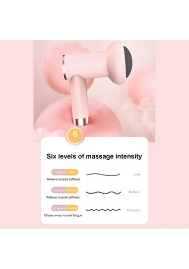 Qingmipy Sl630 Beyaz Lcd Model El Tutulu Vücut Masaj Cihazı - 5 Farklı Masaj Başkanı, 6 Seviye Yoğunluk, Vücut Şekillendirme, Kan Akışını Teşvik Eden Ev Kullanımlı Masaj Aleti Beyaz