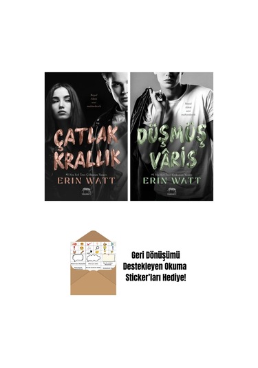 Çatlak Krallık Royal Serisi 6. Kitap + Paramparça Prens Royal Serisi 2. Kitap