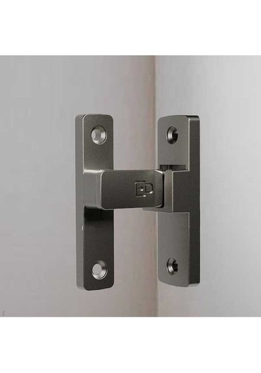 Pazly 90 Derece Kapı Cıvatası, Kilit Mandalı Vidalar, Ağır Hizmet Metal Güvenlik Katlanır, Gri Gri