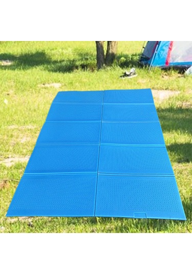 Homyl Katlanır Koltuk Pedi Taşınabilir Katlanmış Oturma Mavi Mavi