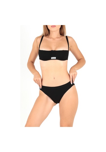 Doremi Seamless Kapsız Straplez Wire Sütyen Siyah-85 Çok Renkli