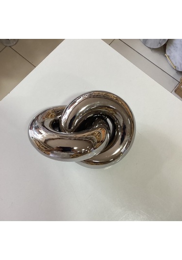 Dekoratif Seramik Zincir Gümüş Renk