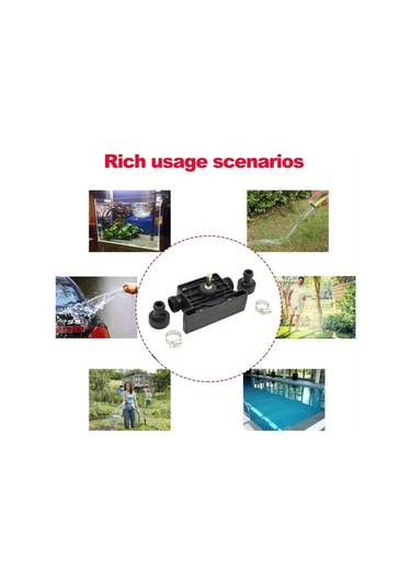 Chuangyinshop Black Heavy-duty Portable Matkap İle Çalışan Sıvı Transfer Pompası Dizel Yağ Su İçin