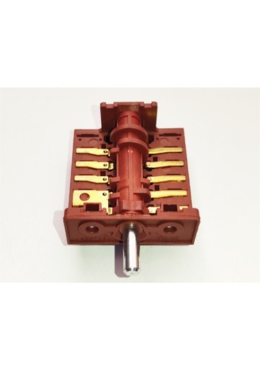 Ankastre Fırın Anahtarı 5-5 Polyemit 5 Kademeli Çevirmeli Şalter 1 Adet