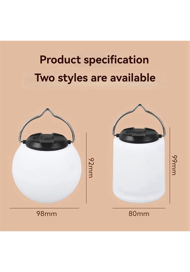 Tak-çalıştır Kamp El Lambası Süper Parlak Taşınabilir Gece Lambası, B Beyaz