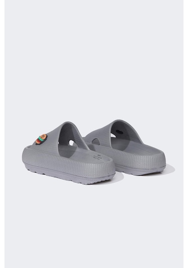 DeFacto Erkek Çocuk Aplike Tırtıklı Taban Cırt Cırtlı Eva Sandalet C2774A825SPGR2