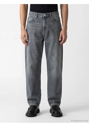 Lc Waikiki Gri Balloon Fit Erkek Jean Pantolon